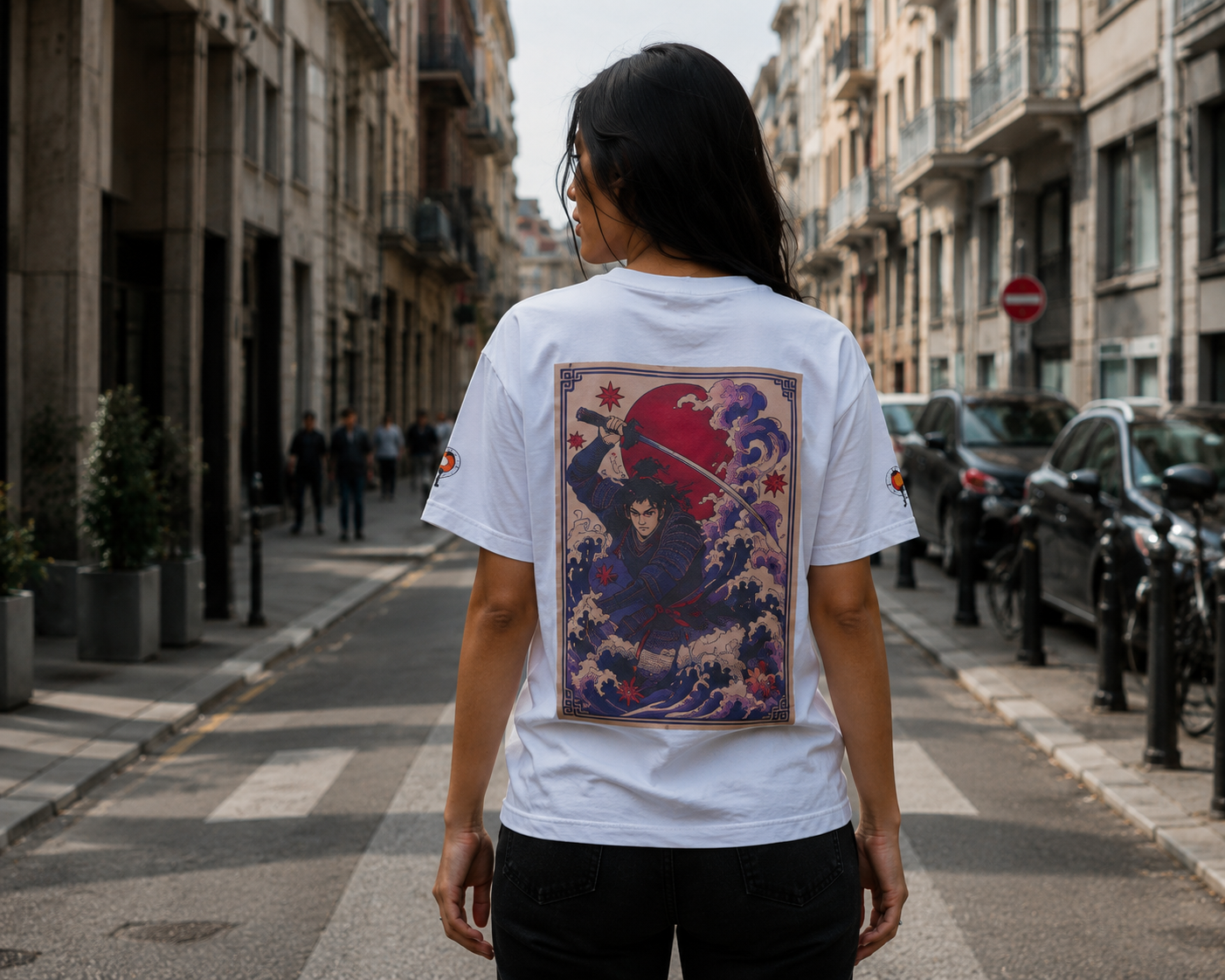 Wave samurai tshirt