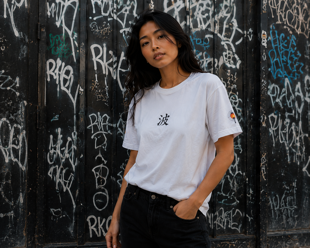 Wave samurai tshirt