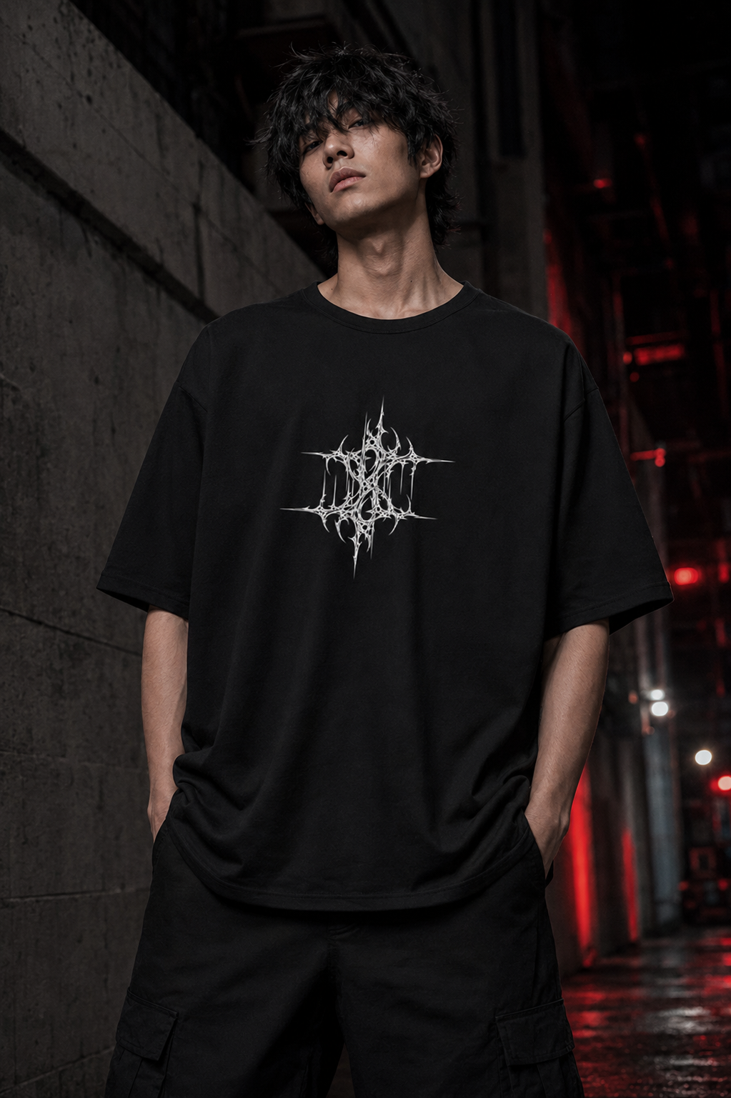 Wave Cyber Sigilism torii tshirt