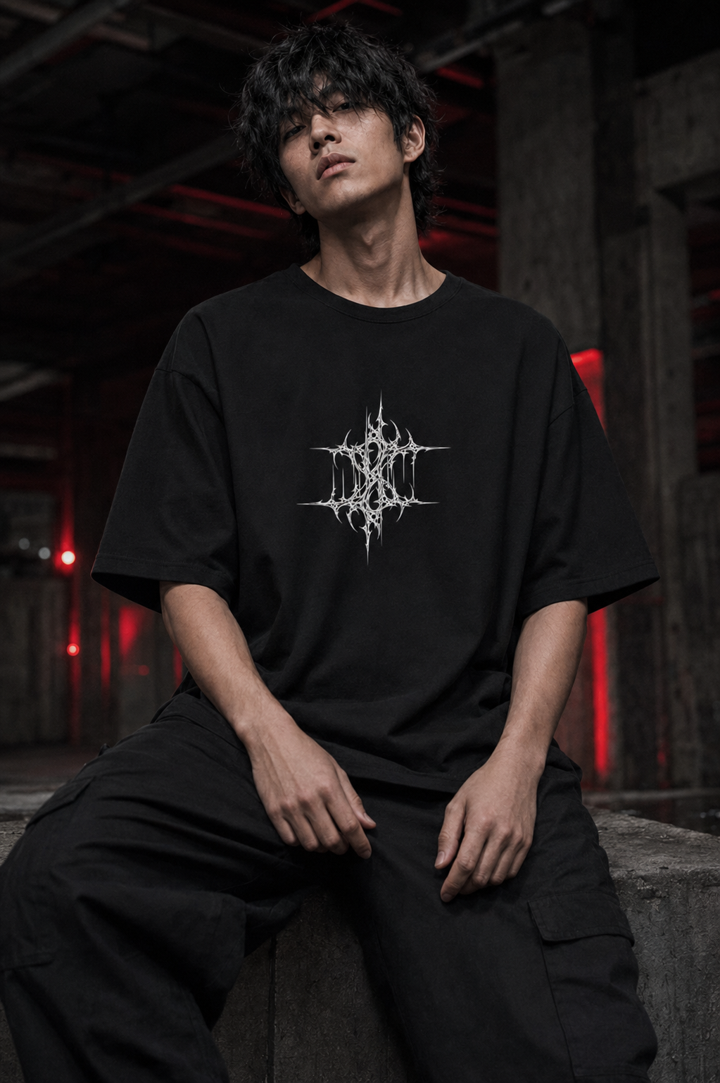 Wave Cyber Sigilism torii tshirt