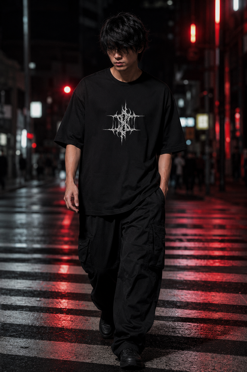 Wave Cyber Sigilism torii tshirt