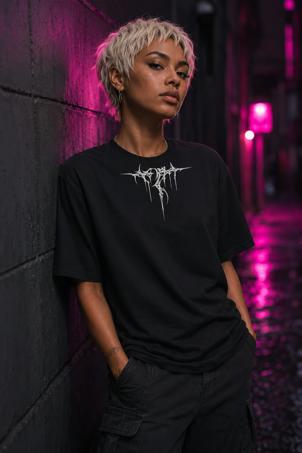 Wave Cyber Sigilism shadow tshirt